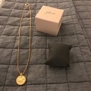 Julie Vos Coin Pendant Necklace